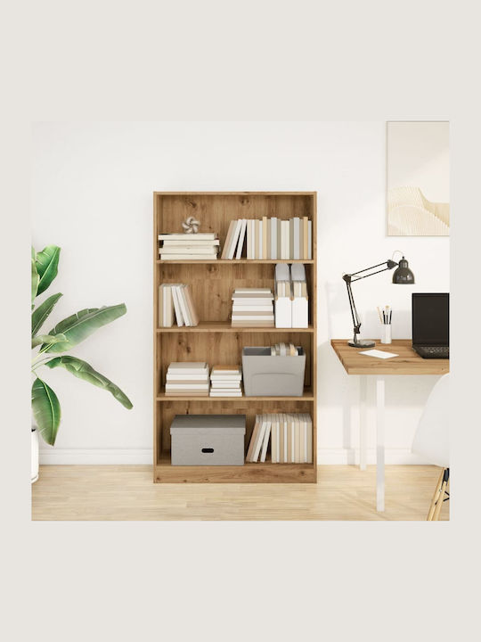 Bookcase Coffee 80x24x143cm