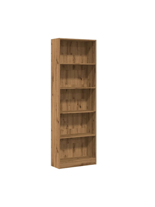 Bookcase Coffee 60x24x176cm