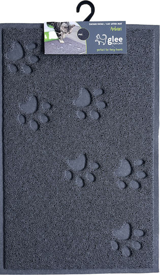 Glee Gray Mat Cat Toilet 90x90cm