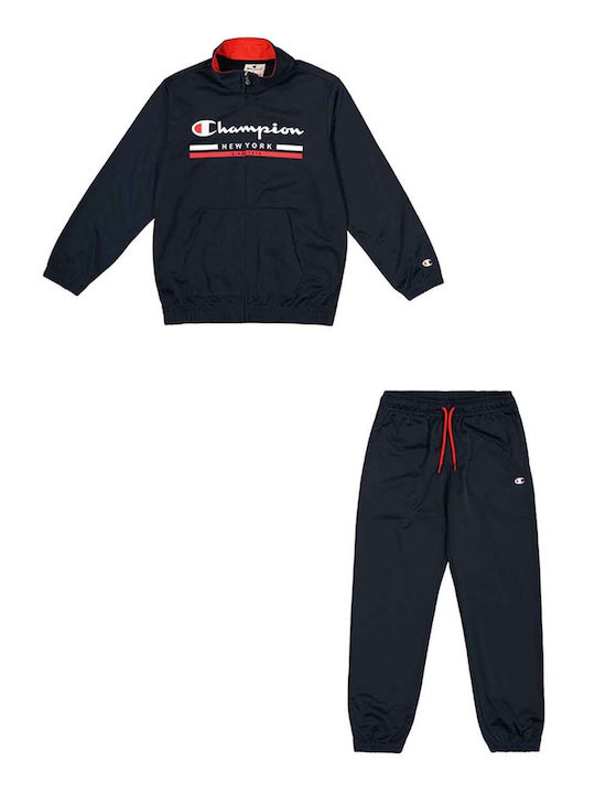 Champion Kids Sweatpants Set Blue Tracksuit