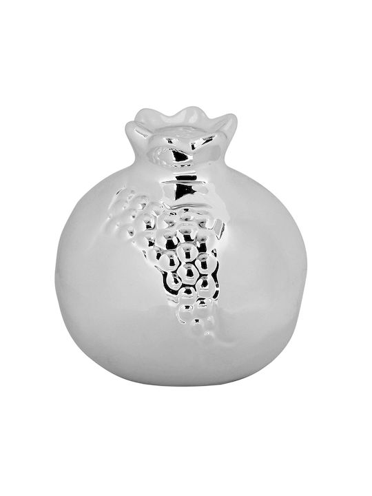 Keskor Επιτραπέζιο Γούρι Ρόδι Ροζ Κεραμικό 7.5x8cm