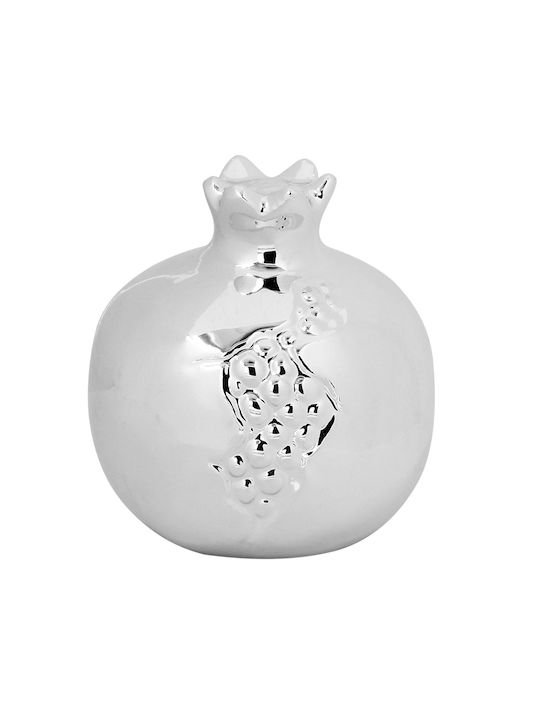 Keskor Επιτραπέζιο Γούρι Ρόδι Ροζ Κεραμικό 6x7cm