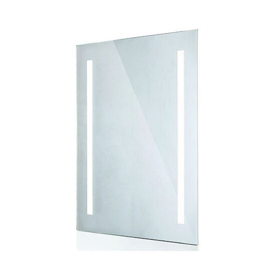 Oglindă cosmetică LED 42W lumină rece 6400K anti-aburire 100 lm 800 x 600 mm IP44