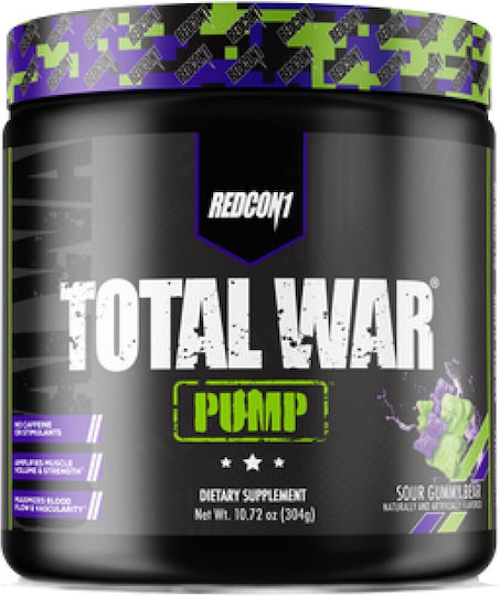 Redcon1 Total War Pump Hydromax und Rhodiola 304 Gramm Sour Gummy Bears