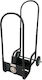 Vivatechnix Vmd-1018 Wood Transport Storage Cart Max 40 Kg Black