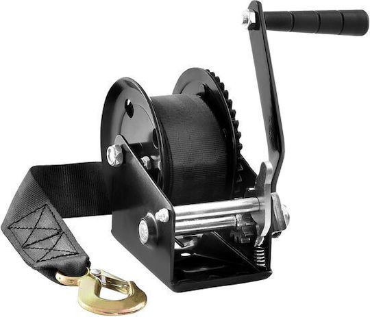 Vevor 550 Kg Manual Winch Strap 2-Way Ratchet Boats ATVs Trailers
