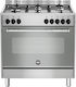 La Germania 5L E X Κουζίνα 142lt με Εστίες Υγραερίου Π90εκ. Inox
