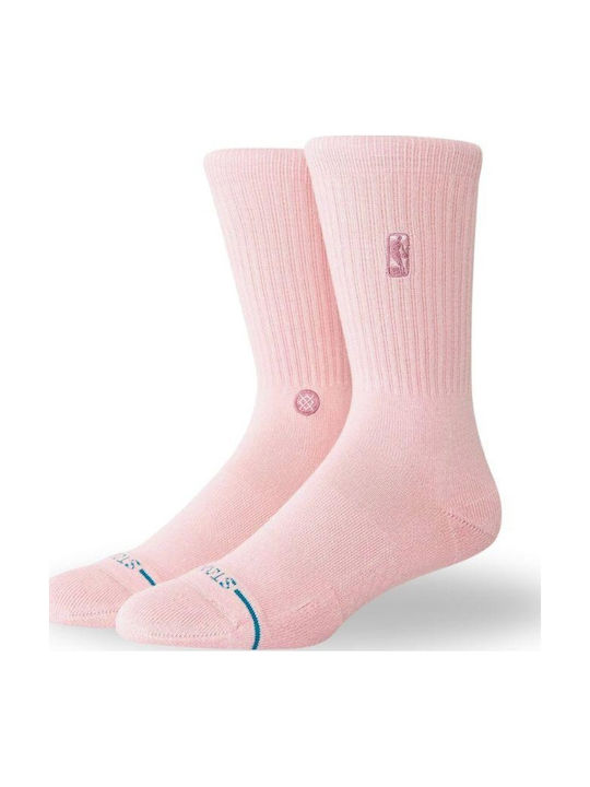 Stance Nba Logoman Wash Athletic Socks Pink 1 Pair