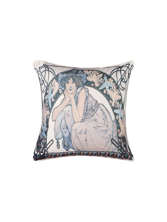 Silk Fashion Decorative Pillow Case Ks337 45x45cm.