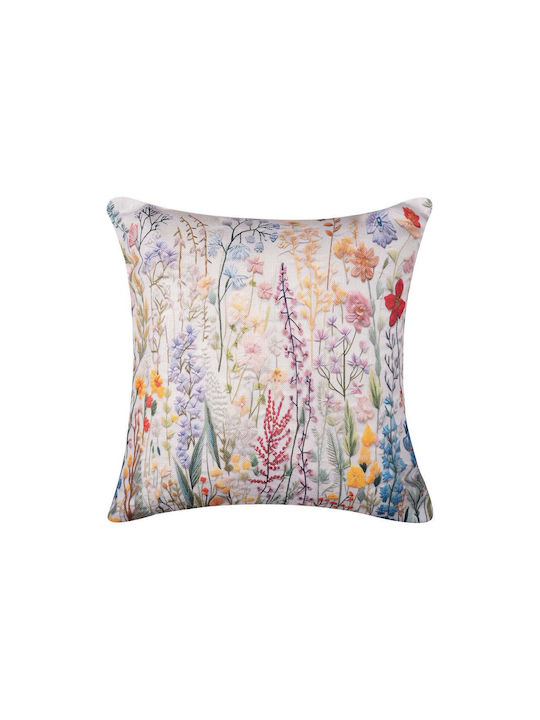 Silk Fashion Decorative Pillow Case Ks326 Multicolour 45x45cm.