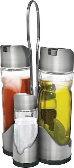 General Trade Set de Ulei și Oțet cu Sare și Piper din Oțel Inoxidabil cu Flux 140ml General Trade Set de Ulei și Oțet cu Sare și Piper din Oțel Inoxidabil cu Flux 140ml
