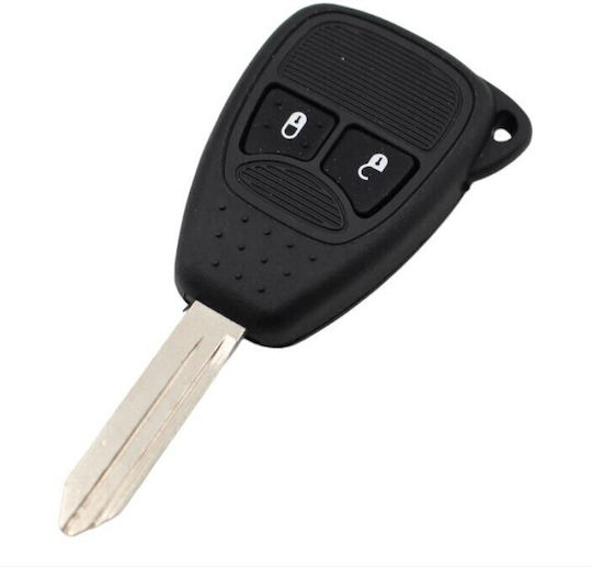 Carcasă cheie auto cu lamă cu 2 butoane pentru Chrysler