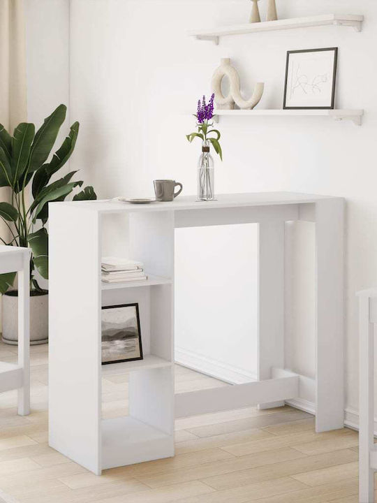Vidaxl Console Table Shelf White 124x46x103.5cm...