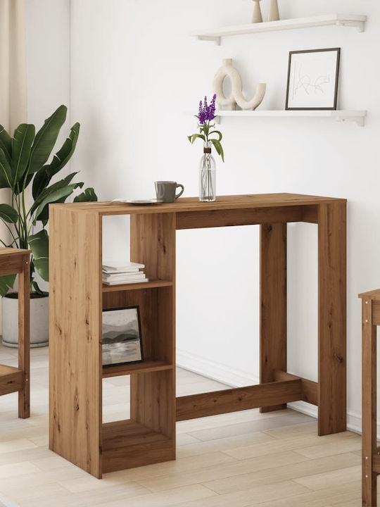 Vidaxl Console Table Shelf Brown Oak 124x46x103...