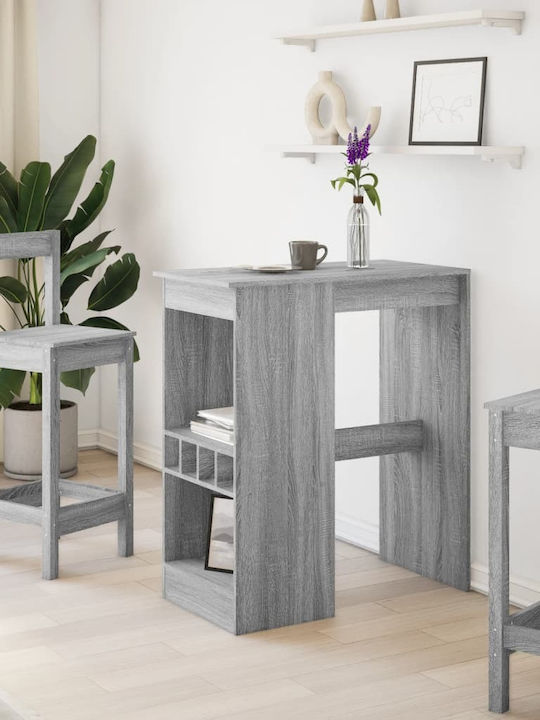 Vidaxl Bar Table Gray Sonoma 90x47.5x103.5cm En...