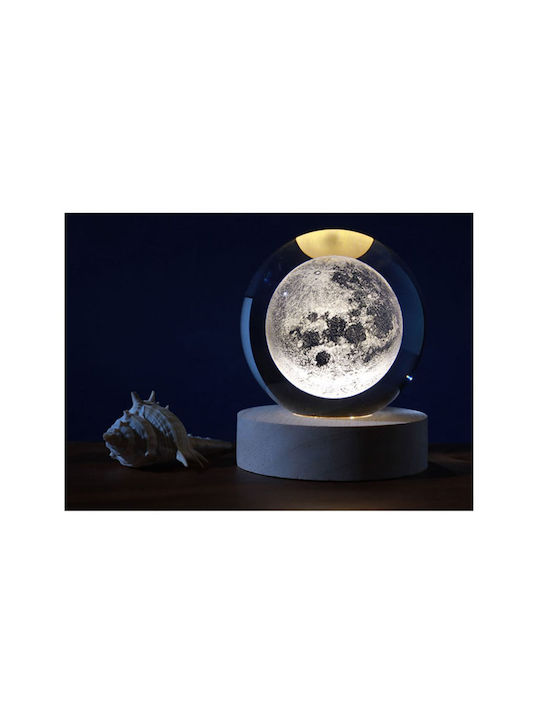Total Gift Decorative Lamp Crystal Ball Transpa...