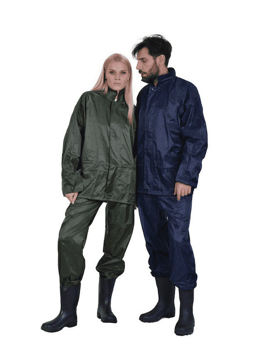 Adiavroxo (Work Aprons & Sleeves) Αδιάβροχο Ανδρικό Εργασίας Πράσινο