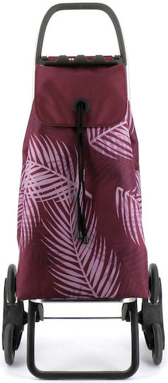 Tesatura Coș de cumpărături Burgundy 36x19x63cm