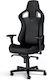 Noblechairs Epic Black Edition Καρέκλα Gaming Δερματίνης με Ρυθμιζόμενα Μπράτσα Μαύρη