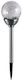 Set 6 Strend Pro Glassball Solar Lamps 450 Mm Glass Metal