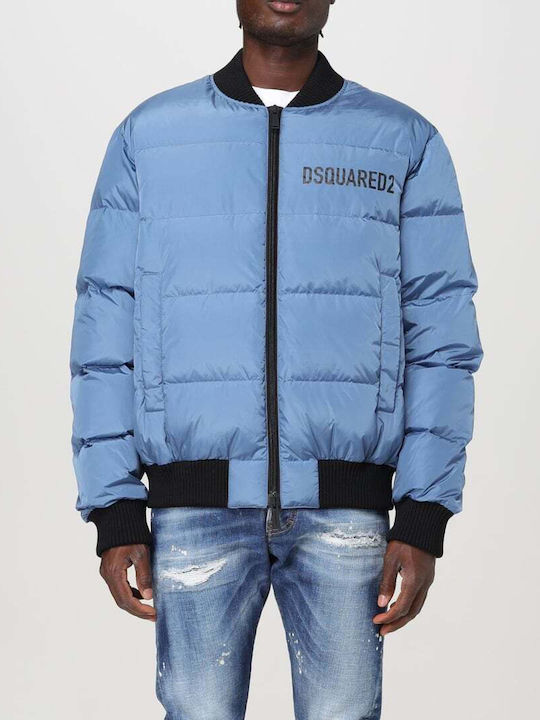 Dsquared2 Herren Jacke Lässig Hellblau