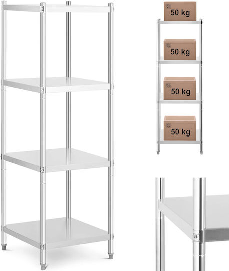 Metallregal Gastronomie Bis Zu 200 Kg 60 X 60 X 180 Cm