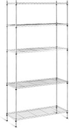 Graues Drahtgitter-Lagerregal 180x90x35cm Bis Zu 150kg Graues Drahtgitter-Lagerregal 180x90x35cm Bis Zu 150kg
