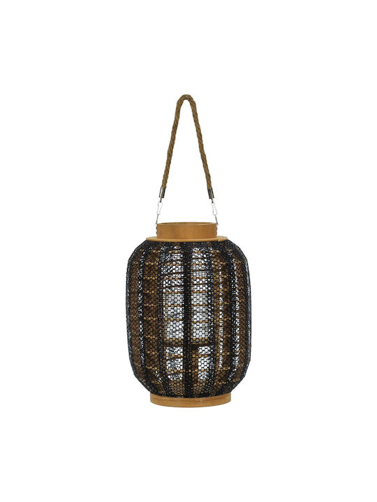 General Trade Φανάρι Ξύλο Bamboo Λινό Ύφασμα 32 Cm
