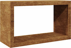 vidaXL Inox Ράφι Αποθήκευσης Ξύλων 100x40x60cm Καφέ