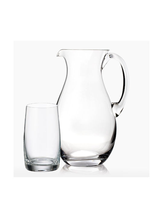 Crystalite Bohemia Crystal Jug with Glasses 1900ml 7pcs