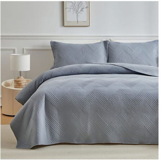 Liolios Home Diverso Kissenbezug-Set Grey 50x70cm.