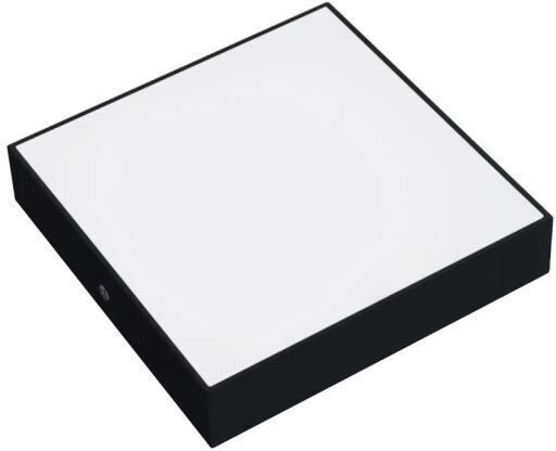 Sofia Quadrat-48 Schwarze LED-Deckenleuchte Kaltlicht 48W 300x300 mm 4320 Lm Schwarz