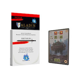 Board & Dice Mini European Card Sleeves 55τμχ Κόκκινες