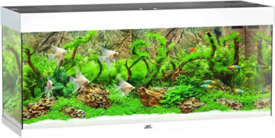 Juwel Rio 240 Led Ενυδρείο Ψαριών Χωρητικότητας 240lt με Θερμαντήρα, Φίλτρο, 121x41x55εκ. Λευκό