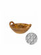 Ready Σαλατιέρα Ξύλινη Καφέ 25x25x11.4cm