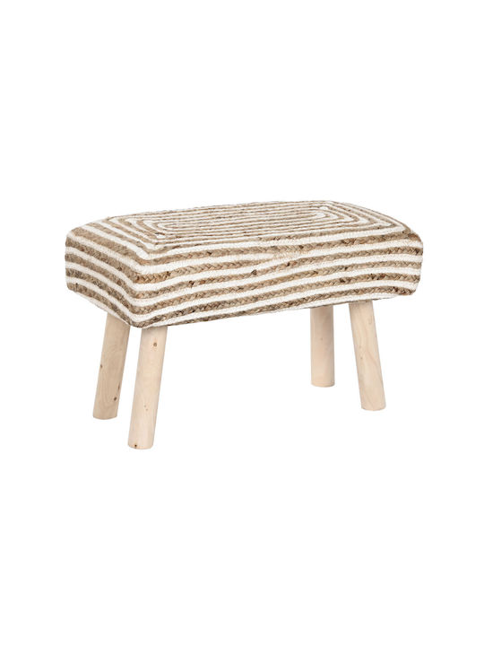 Stool Footstool Wicker 31x38x60cm