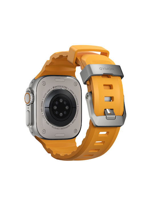 Nomad Rocky Point Каишка Жълт (Apple Watch 44/4...
