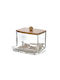 Mondex Mondex Badezimmerboxen und -körbe Baumwolle/Abstriche Etui Acryl Beigen