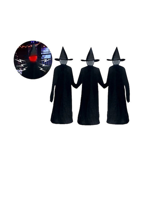 Witch Halloween Decoration Color-changing Lights Sound-activated Feature A Vioce-3pcs