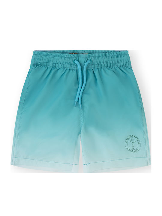 Canada House Kids Swimwear Swim Shorts Turquoise