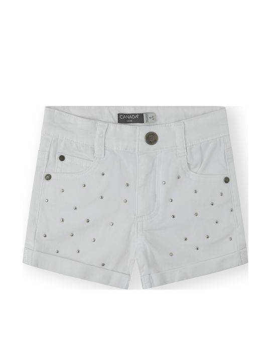 Kinder-Shorts/Bermudas Denim Weiß