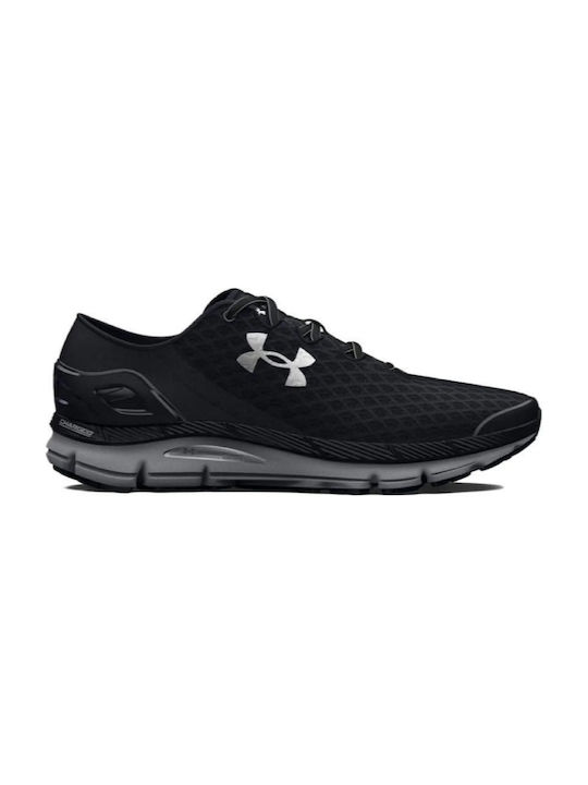 Speedform Gemini Herren Sportschuhe Laufen Black Metallic Silver