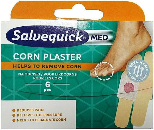 Salvequick Corn Plaster Αυτοκόλλητα Επιθέματα 6τμχ