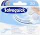 Salvequick Transparent Αυτοκόλλητα Επιθέματα 20τμχ
