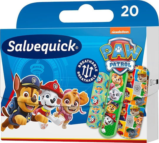 Salvequick Paw Patrol Παιδικά Αυτοκόλλητα Επιθέματα 20τμχ