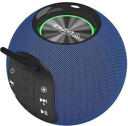 Ibiza Sound Boomy Ηχείο Bluetooth 5W με Διάρκεια Μπαταρίας έως 5 ώρες Μπλε