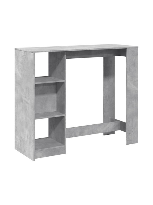 Tisch Bar Holz Grey 124x46x103.5cm