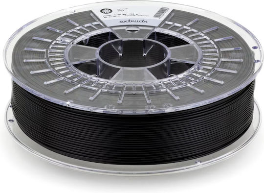 Extrudr Filament Pentru Imprimante 3D ASA 1.75mm Negru 0.75kg 1 Bucată Bobină
