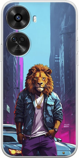 Animale de Stradă Leu Huawei Nova 12 Se TPU Flexibil Silicon Transparent