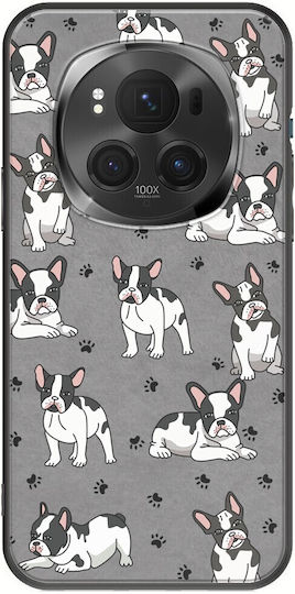 Bulldog Francez Honor Magic 6 Pro 5G TPU Negru Silicon Negru